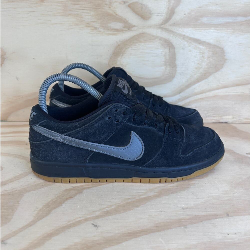 Nike - SB Dunk Low Pro 'Fog' - Sneakers - Black - Big Kids - 5.5 - BQ6817-010
